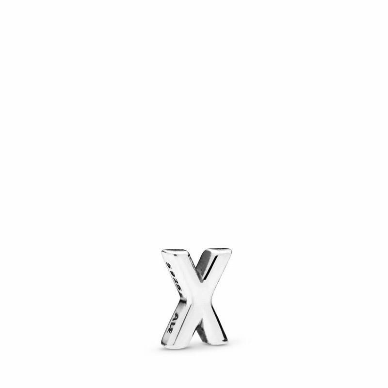 Pandora Letter X Petite Locket Charm Silver Egypt GA2475031